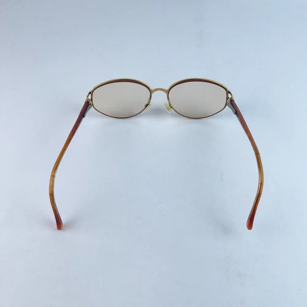 Christian Dior 285941‎ Women's Eyeglasses Brown Plastic Full Rim 56-15-135 mm